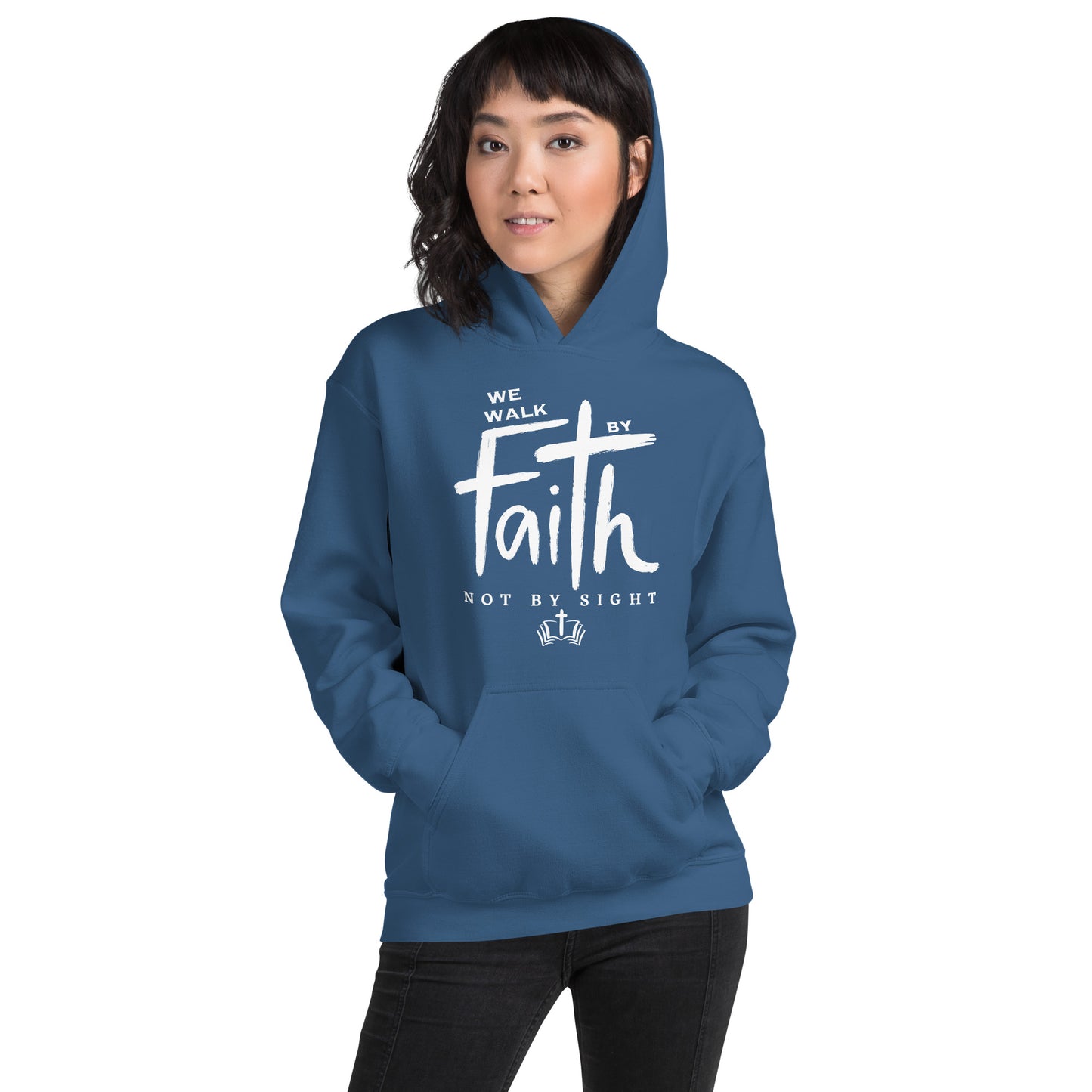 WE WALK BY FAITH UNISEX HOODIE