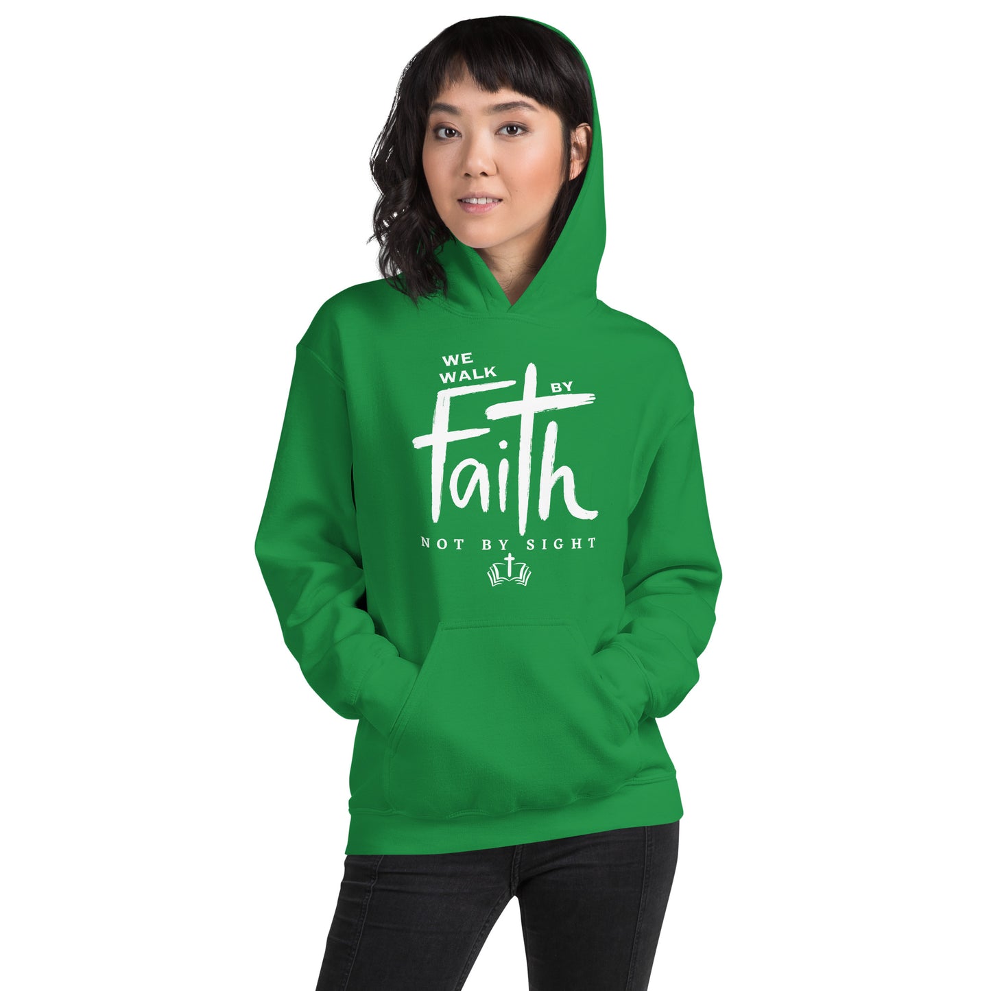 WE WALK BY FAITH UNISEX HOODIE