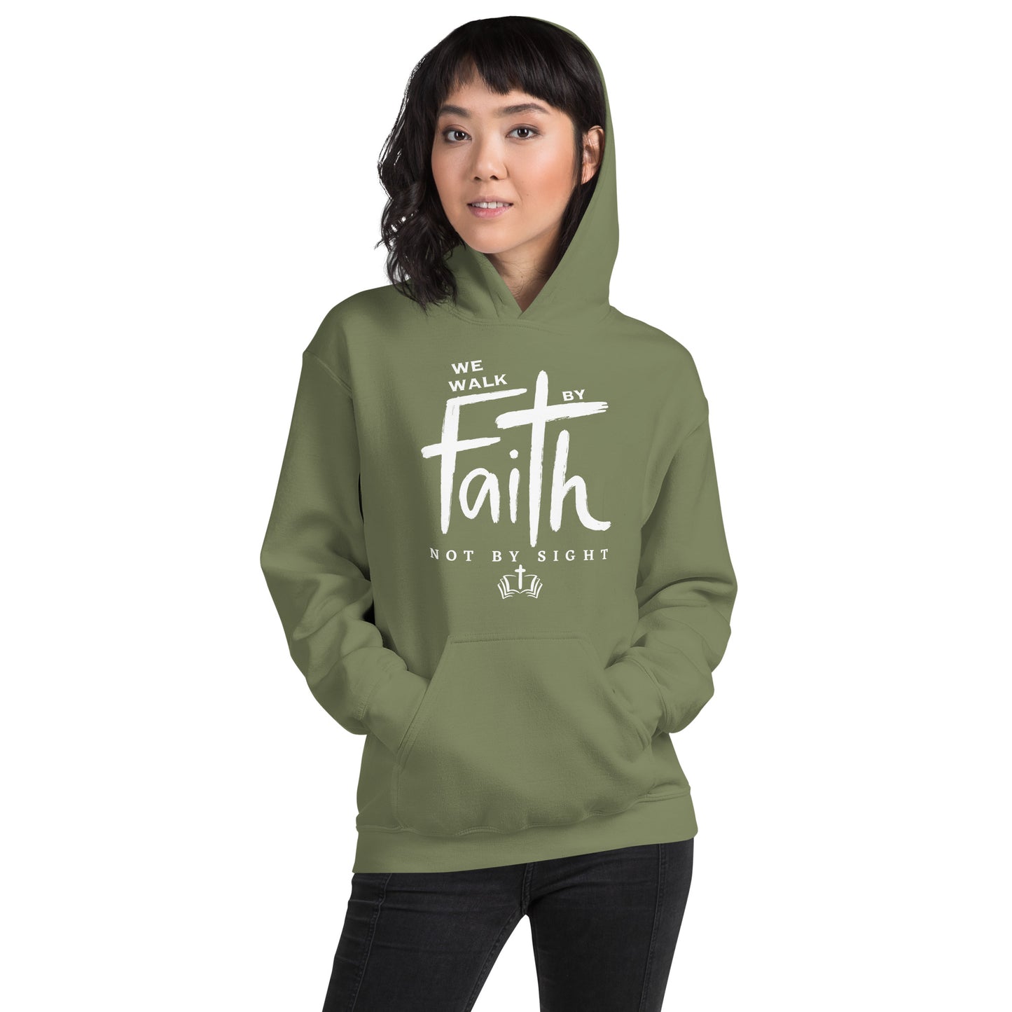 WE WALK BY FAITH UNISEX HOODIE