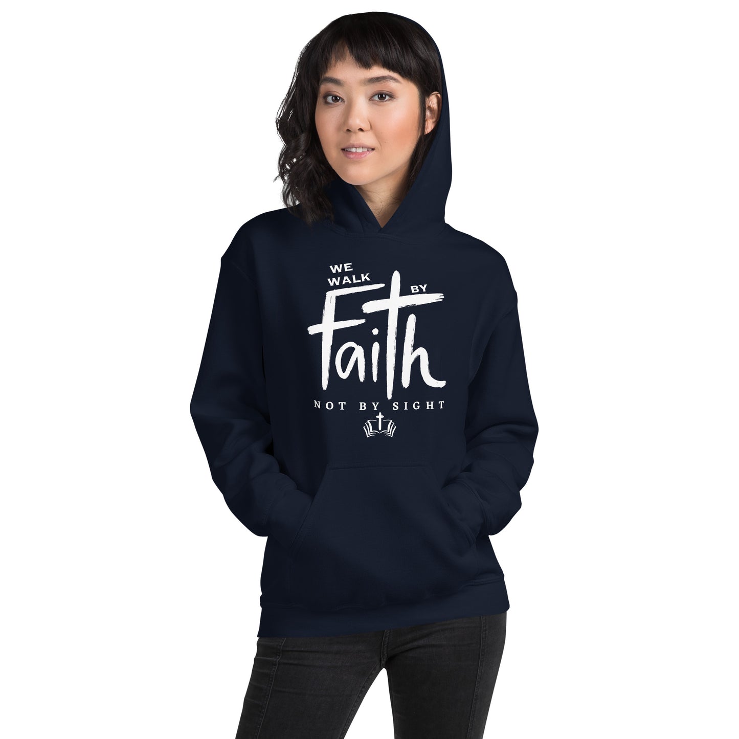 WE WALK BY FAITH UNISEX HOODIE