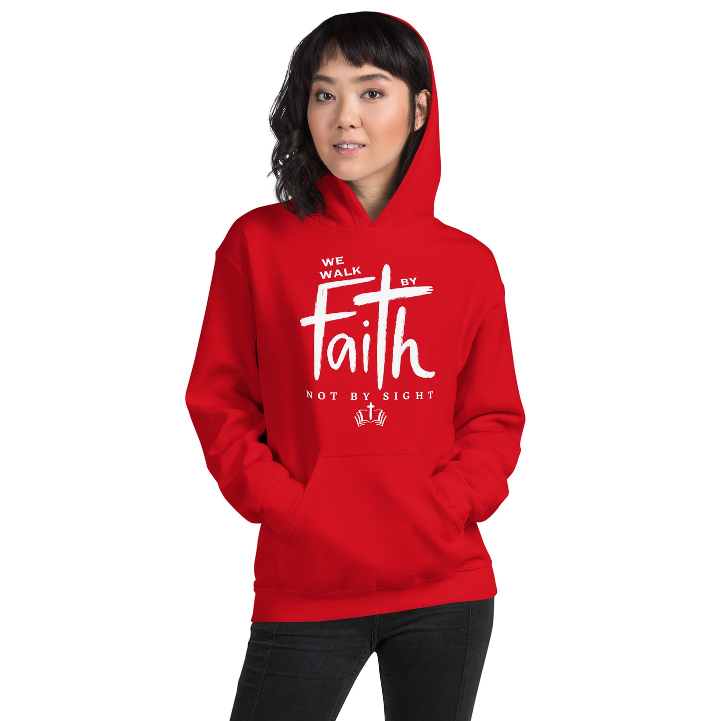 WE WALK BY FAITH UNISEX HOODIE