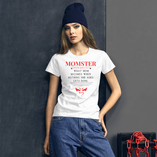 MOMSTER Women's short sleeve t-shirt